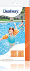 Bestway watervleugels 20cm x 20cm - 2 kleuren - Groen en Orange - 2x sets zwembandjes - drijfbandjes - voor de leeftijd 3 - 6 jaar oud