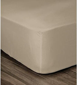 LOVELY HOME Hoeslaken 100% katoen 90x190x25 cm beige
