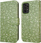 iMoshion Hoesje Geschikt voor Samsung Galaxy A33 Hoesje Met Pasjeshouder - iMoshion Design Bookcase smartphone - Groen / Green Flowers