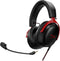 HyperX Cloud III - Gamingheadset - 53mm drivers met DTS Spatial Audio - Zwart/Rood