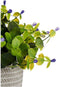 Decoratieve plant Lila Blommor Plastic (10 x 19 x 10 cm)