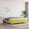 vidaXL - Bedframe - zonder - matras - 200x200 - cm - stof - groen
