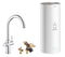 GROHE Red 3 in 1 Kokendwaterkraan - C-uitloop - 7L boiler - Chroom