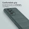 imoshion Hoesje - Geschikt voor Samsung Galaxy A53 - EasyGrip Backcover - Donkergroen