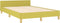 vidaXL - Bedframe - zonder - matras - 120x200 - cm - stof - groen