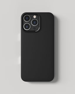 Nudient Thin - Soft Case - MagSafe geschikt - Zwart