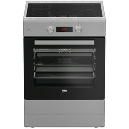 BEKO FSM89302GXS - Multifunctioneel fornuis - 8 kookfuncties 4 inductiezones - 72 liter oven capaciteit