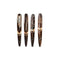 Wanddecoratie DKD Home Decor Beige Hout Donkerbruin Masker Tribal (15 x 6 x 100 cm) (4 Stuks)