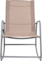 vidaXL - Tuinschommelstoel - 95x54x85 - cm - textileen - taupe
