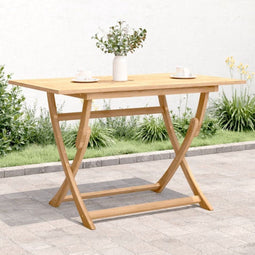 vidaXL Tuintafel inklapbaar 120x70x75 cm massief acaciahout