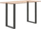vidaXL - Salontafelpoten - 2 - st - U-vormig - 60x(100-101) - cm - staal - antraciet