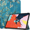 imoshion Tablet Hoes - Geschikt voor iPad Air 5 (2022) / Air 4 (2020) / Air 11 inch (2025) M3 / Air 11 inch (2024) M2 - Design Trifold Bookcase - Green Plant