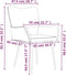vidaXL - Eetkamerstoelen - 2 - st - fluweel - lichtgrijs