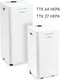 TROTEC TTK 27 HEPA - Luchtontvochtiger en luchtreiniger - 95 % HEPA-filtering - Wit