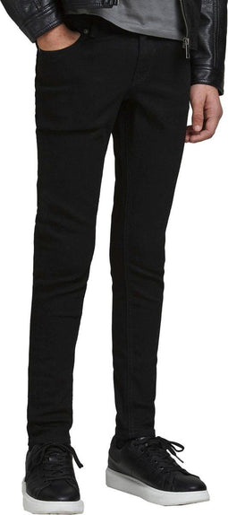 JACK&JONES JUNIOR JJILIAM JJORIGINAL AM 829 NOOS JNR - Slim Fit Jeans - Zwart - Maat 164