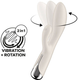 Satisfyer - Spinning Rabbit 1 - Rotating Rabbit Vibrator - Beige