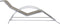 vidaXL - Ligbed - textileen - en - aluminium - taupe