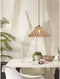 GOOD&MOJO Hanglamp Tahiti - Bamboe/Zwart - Ø45cm - Modern - Hanglampen Eetkamer, Slaapkamer, Woonkamer