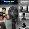 Music Boxing Machine with Boxing Gloves, 18.9'' Intelligent Boxing Trainer with Bluetooth, Electroni