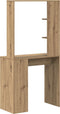 vidaXL - Kaptafel - Artisan - Eiken - 78,5x37x154,5 - cm - Geengineerd - Hout