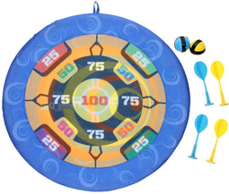 Klittenband Dartbord & Frisbee, 2in1
