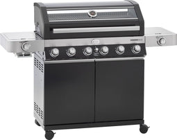 Rösle Barbecue - Barbecue Gas Videro G6-S Vario 30 mbar - Roestvast Staal - Zwart