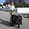 Deryan Hondenfietskar 2-in-1 - Opvouwbaar - Tot 20 kg - Zwart