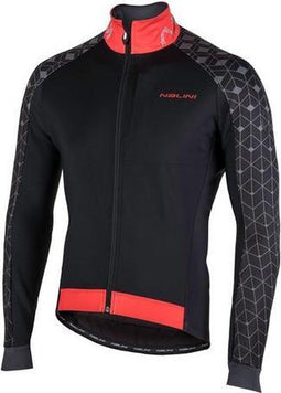 Nalini AHW Crit Fietsjack - Heren - Winddicht - Zwart/Rood