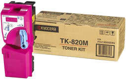 Kyocera TK-820M - Tonercartridge - Tot 7000 afdrukken - Magenta