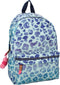 Milky Kiss Clubhouse - Rugzak - Schooltas meisje - Panterprint - Blauw