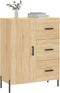 vidaXL - Dressoir - 69,5x34x90 - cm - bewerkt - hout - sonoma - eikenkleurig