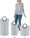 Reisenthel Loophome M - Opbergmand - 30 L - Duurzaam 100% gerecycled polyester - Frame Rhombus Lichtgrijs