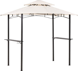 Beliani NARO - Tuinpaviljoen - Beige - Staal