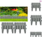 vidaXL - Gazonranden - 36 st - 10 m - PP - grijs
