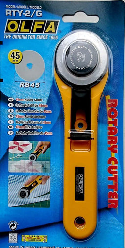 Olfa RTY-2G - Rolmes - 45mm - geel