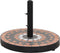 vidaXL - Parasolvoet - vierkant - 12 - kg - terracottakleurig - wit