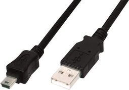 Assmann AK-300130-030-S - USB 2.0 kabel - 300 cm - Zwart