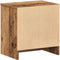 vidaXL - Nachtkastje - met - lade - 39x28x41 - cm - oud - houtkleurig