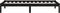 vidaXL - Bedframe - massief - grenenhout - zwart - 90x200 - cm