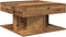 vidaXL - Salontafel - 55x55x30 - cm - bewerkt - hout - oud - houtkleurig