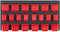Kistenberg Orderline - Gereedschapswand - 2 Borden 20 Bakken - 800x400 mm - Zwart