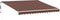 vidaXL - Luifel - automatisch - uittrekbaar - 400x300 - cm - bruin