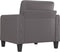 vidaXL Fauteuil - Kunstleer - 60 cm - Grijs