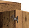 vidaXL - Dressoir - 92x35x75 - cm - bewerkt - hout - oud - houtkleurig
