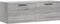 vidaXL - Wandkast - 100x36,5x35 - cm - bewerkt - hout - grijs - sonoma - eikenkleurig