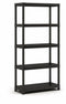Keter Tribac - Kunststof Stellingkast - 5 legborden 60 kg - zwart