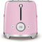 Smeg TSF02PKEU - Broodrooster - 1500W 2 sleuven 6 bruining-niveaus - Roze