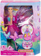 Barbie HXJ10 - Dans- en Fladderpop - Magische Vlindervleugels - Multicolor