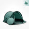 HUSH Outdoor Campingtent 2 persoons - pop up systeem - waterbestendig 2000 mm - groen