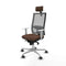 Bureaustoel Piqueras y Crespo 4B086G2 Donkerbruin